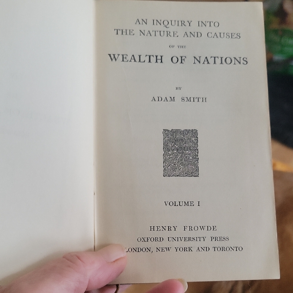 The Wealth of Nations by Adam Smith - Volume I